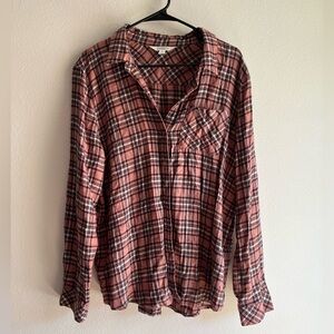 Plaid Button-Up